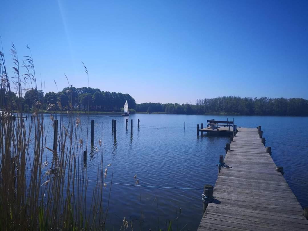 Fewo In Bosau Am Ploener See Mit Eigenem Bootssteg App 12 外观 照片