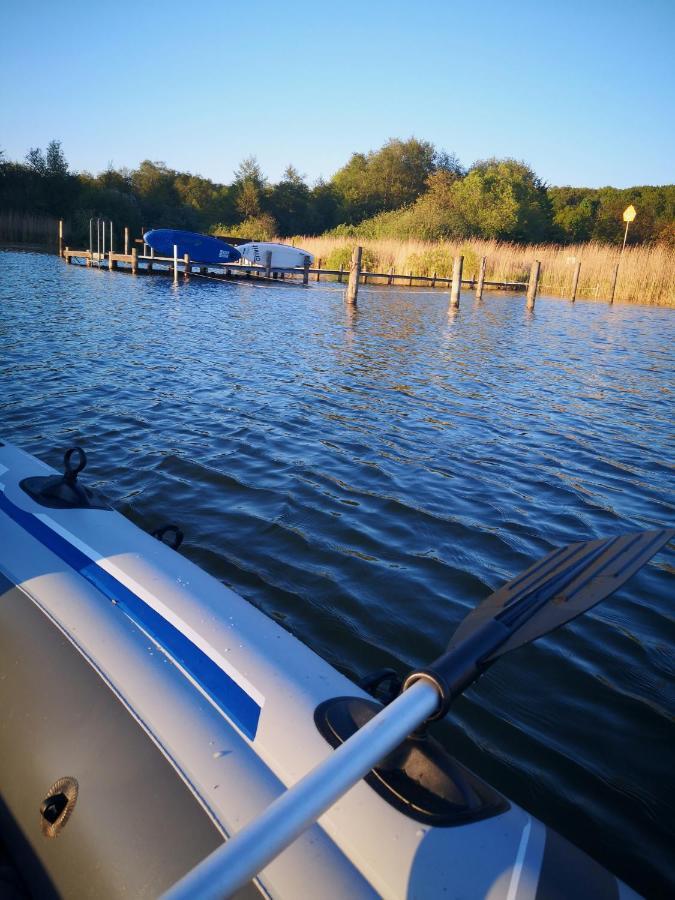 Fewo In Bosau Am Ploener See Mit Eigenem Bootssteg App 12 外观 照片