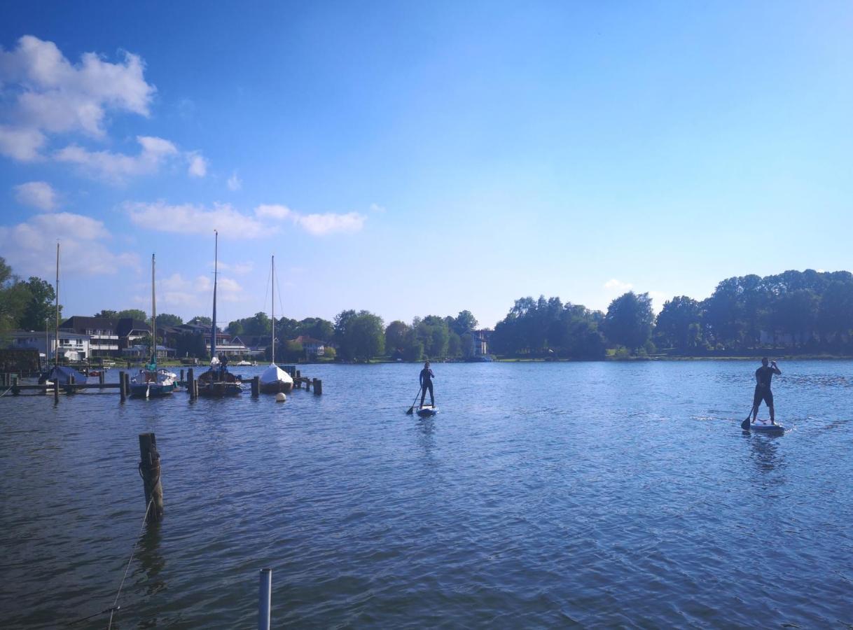 Fewo In Bosau Am Ploener See Mit Eigenem Bootssteg App 12 外观 照片